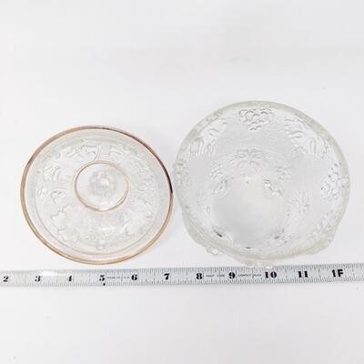 ORNATE GLASS TRINKET DISH