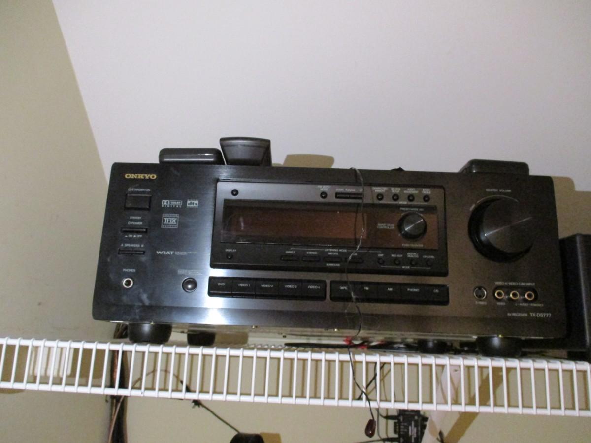 Onkyo TXDS777 Audio Video AM FM Stereo Amplifier Receiver
