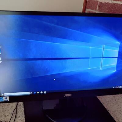 HP COMPAQ 8000 ELITE (WINDOWS 10 PRO) / AOC MONITOR AND ACCESSORIES