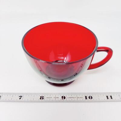 AMAZING VINTAGE ANCHOR HOCKING RUBY RED TEA CUPS 18 PCS