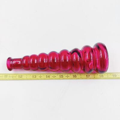 PRETTY IN PINK GLASS VASE