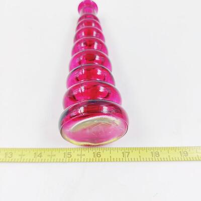 PRETTY IN PINK GLASS VASE