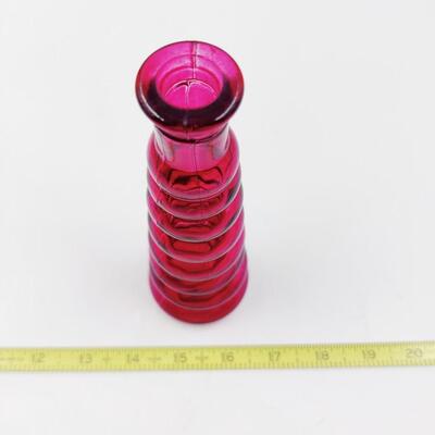 PRETTY IN PINK GLASS VASE