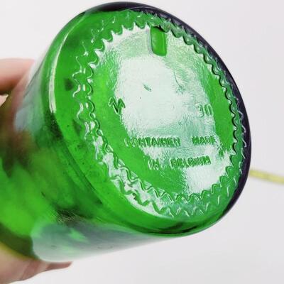 BEAUTIFUL GREEN BOTTLE MADE IN BELGIUM
