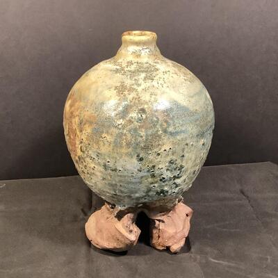 Lot 3053. Hand Crafted Pottery Vase