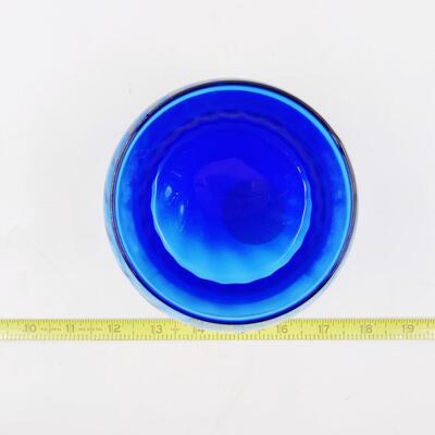 VINTAGE INDIANA GLASS "ILLUSIONS" COBALT VASE