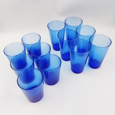 TARGET BLUE FLARE 12 PK DRINKWARE SET