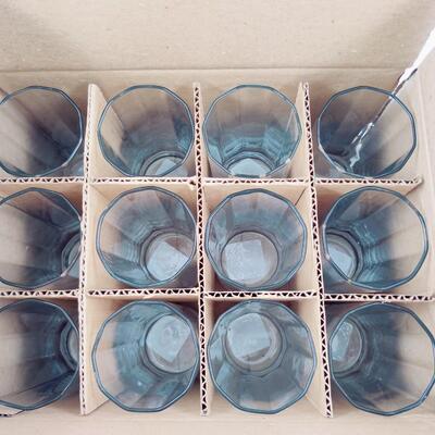 ANCHOR HOCKING CLEAR 16.5 OZ DRINKING GLASSES 12 PCS LOT #2