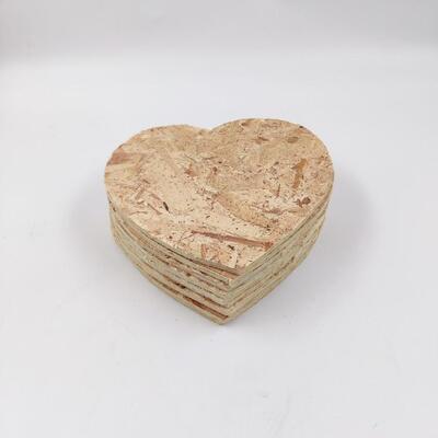 PLYWOOD HEART CUTOUTS 10PCS