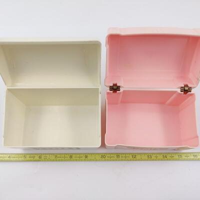 2 CUTE RECIPE BOXES
