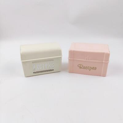 2 CUTE RECIPE BOXES