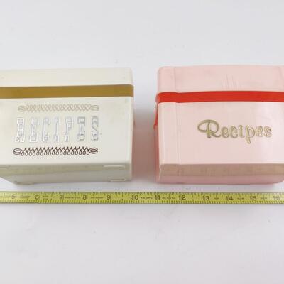 2 CUTE RECIPE BOXES