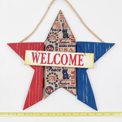 FESTIVE WELCOME SIGN