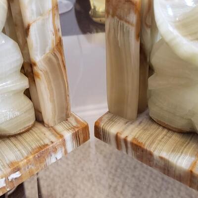 Marble bookends