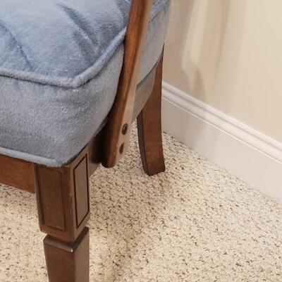 Vintage can back Barrel Chair