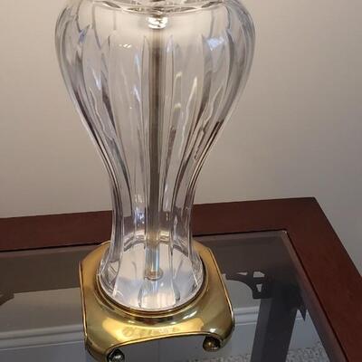 2 glass Table lamps