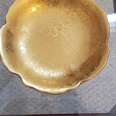 3 piece 22kt gold over China set