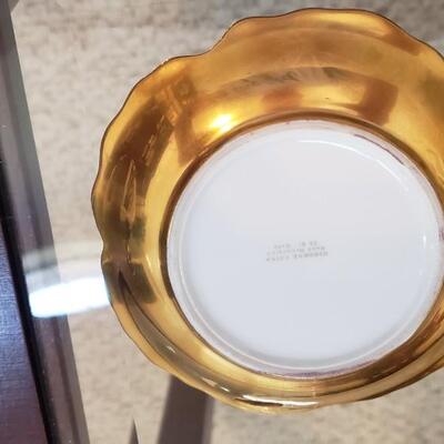 3 piece 22kt gold over China set