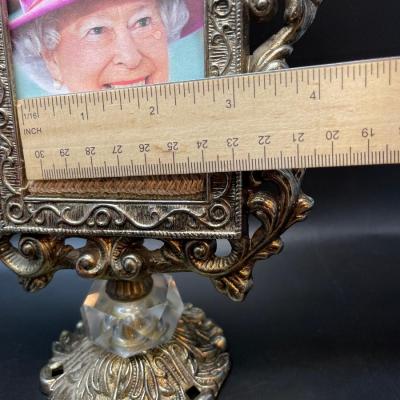Small ornate metal picture frame