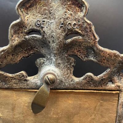 Small ornate metal picture frame
