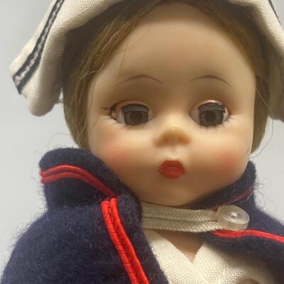 Vintage Madame Alexander Nurse Doll Blue Cape with Red Cross