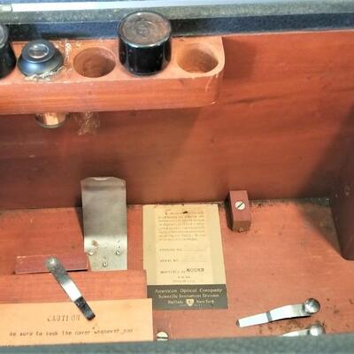 Lot #121  Spencer Microscope in original box - great condition