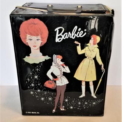 Lot #122 Vintage Barbie Case, Doll, Clothes
