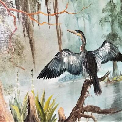 Lot #123  Oil on Canvas Painting by Listed Artist David Robert Rossbach (died 2009)