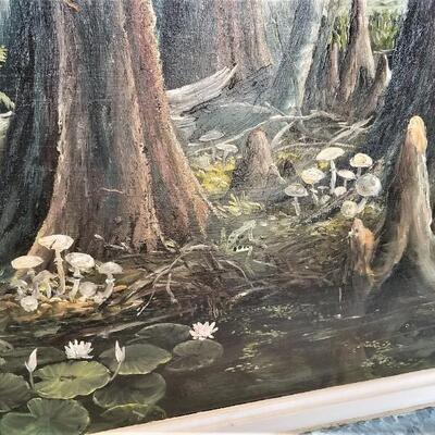 Lot #123  Oil on Canvas Painting by Listed Artist David Robert Rossbach (died 2009)