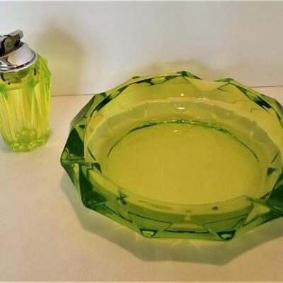 Lot #124  Great Lot of Vintage VASELINE Glass