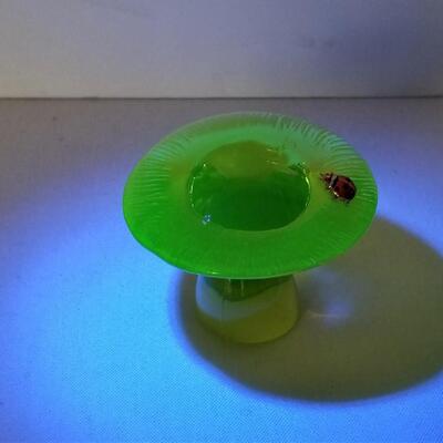 Lot #124  Great Lot of Vintage VASELINE Glass