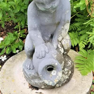 Lot #128  Fountain Top - Boy with Urn