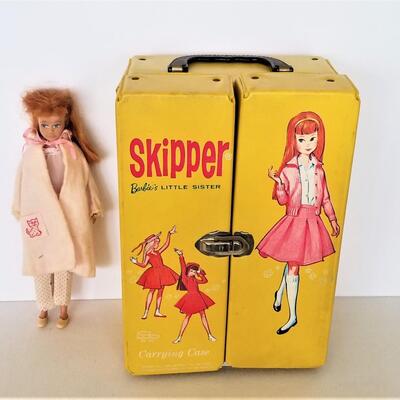 Lot #133 Skipper Doll with Vintage Carry Case