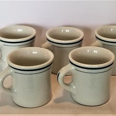 Lot #138  Lot of 7 Vintage Shenango Restaurant  Ware Cups