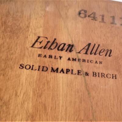 Lot #140  ETHAN ALLEN vintage Corner Desk with Chair  - Colonial Style