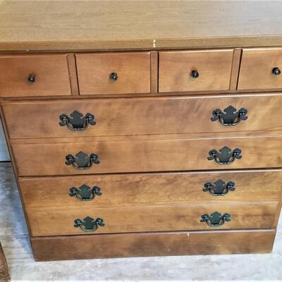 Lot #141  Ethan Allen Colonial Style Chest of Drawers - Vintage