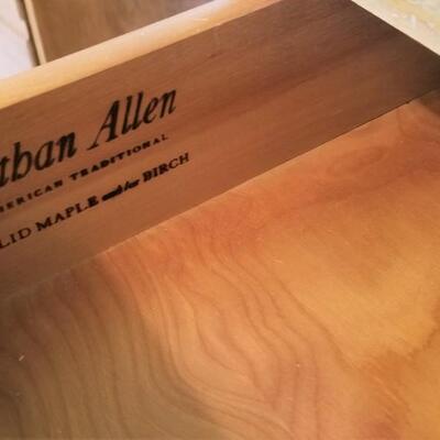 Lot #142  Vintage Ethan Allen Chest with topside bookcase