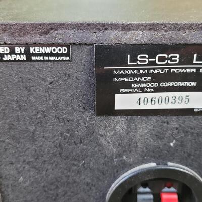 Kenwood stereo and speakers