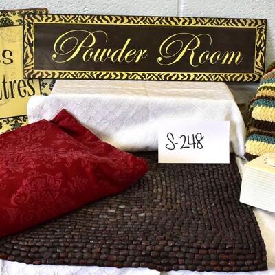 Powder Room Decor Lot