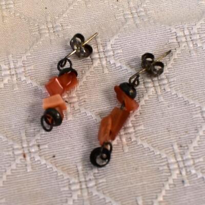 Orange Colored Jewelry Lot