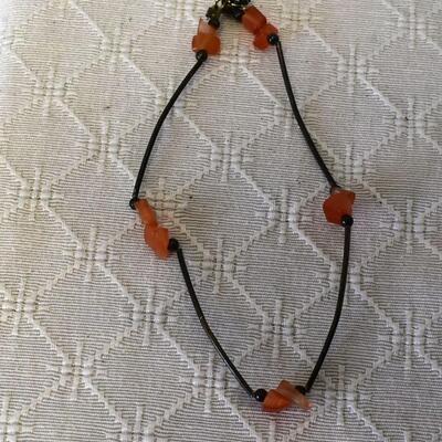 Orange Colored Jewelry Lot