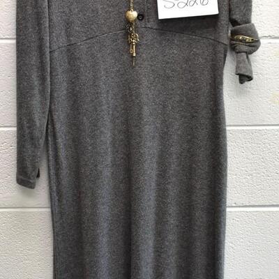 Full Length Gray Dress Ensemble