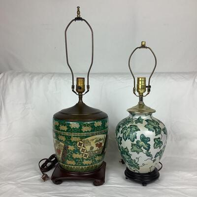 3111 Vintage Porcelain Lamps