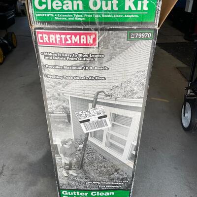 Gutter clean out kit