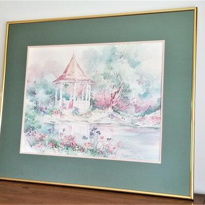 Lot #153  Gazebo Signed/Numbered Limited Edition Print - Listed Artist