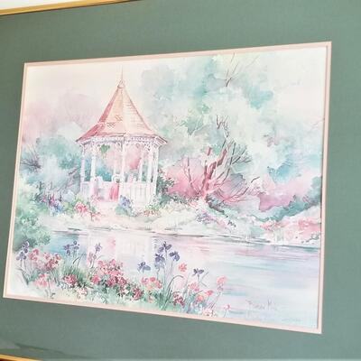 Lot #153  Gazebo Signed/Numbered Limited Edition Print - Listed Artist