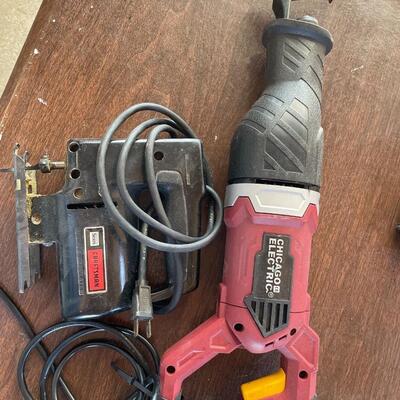 Reciprocating saw and 1/2” jig saw