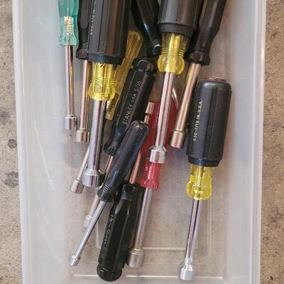 Assortment of screwdrivers and nutdrivers
