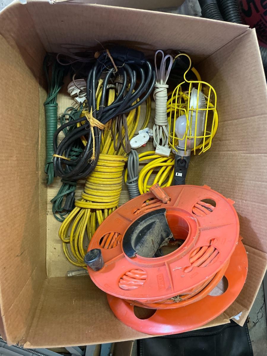 Box of electrical cords
