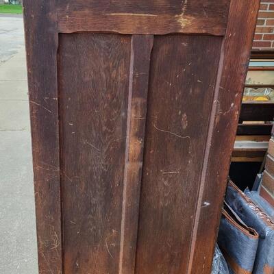 Antique Sewing Supply Cabinet